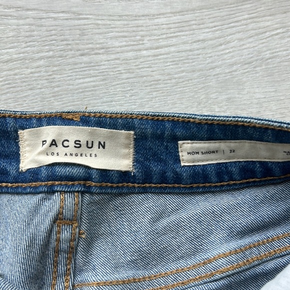PacSun June Blue Denim Mom Shorts - Picture 4 of 5